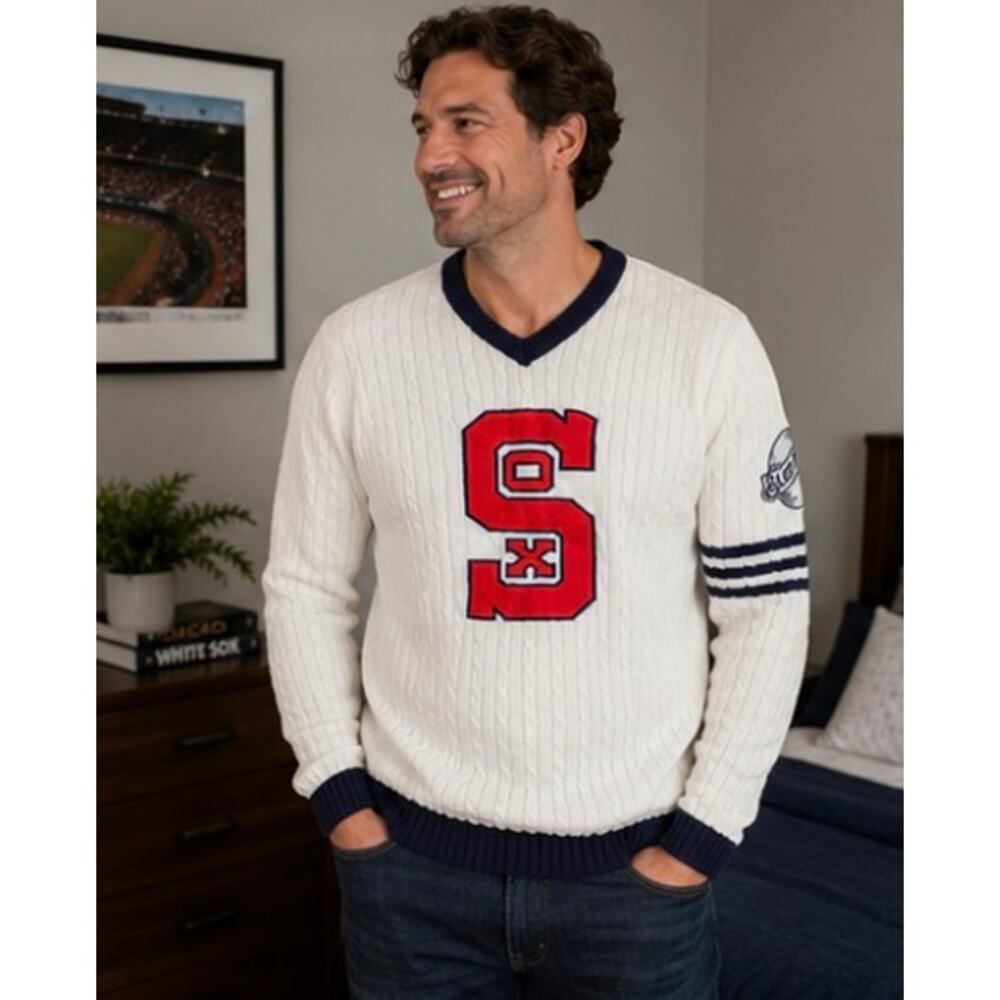 Limited Edition Chicago White Sox Blue Moon Giveaway Sweater Men’s Medium MLB